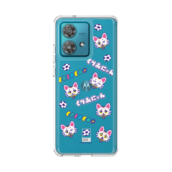 スリムプロテクションケース［ クリアソン新宿 - くりあにゃん - 総柄 ］