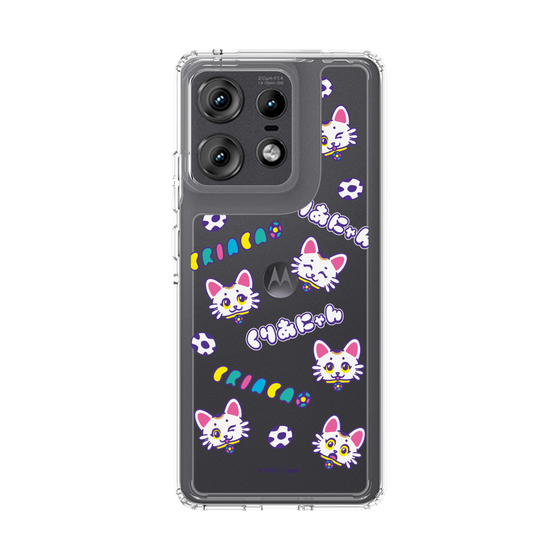 スリムプロテクションケース［ クリアソン新宿 - くりあにゃん - 総柄 ］