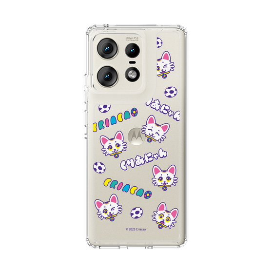スリムプロテクションケース［ クリアソン新宿 - くりあにゃん - 総柄 ］