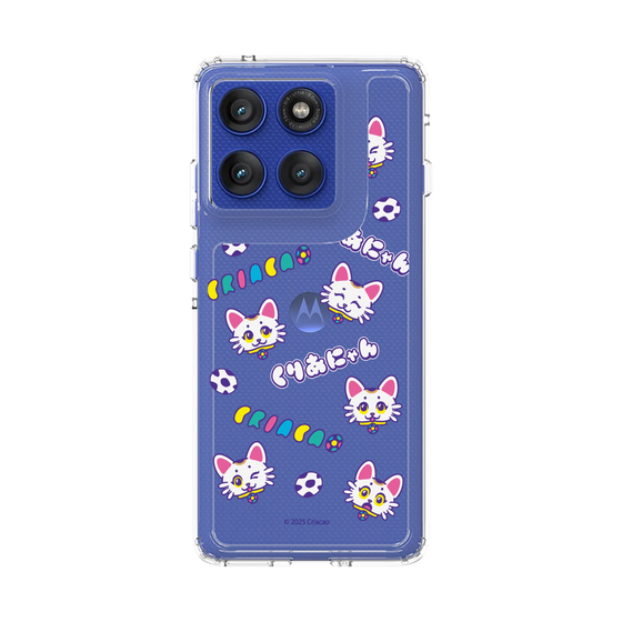 スリムプロテクションケース［ クリアソン新宿 - くりあにゃん - 総柄 ］