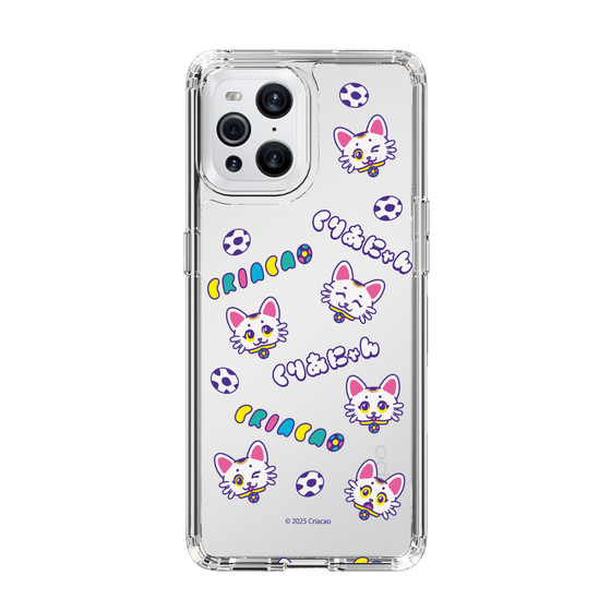スリムプロテクションケース［ クリアソン新宿 - くりあにゃん - 総柄 ］