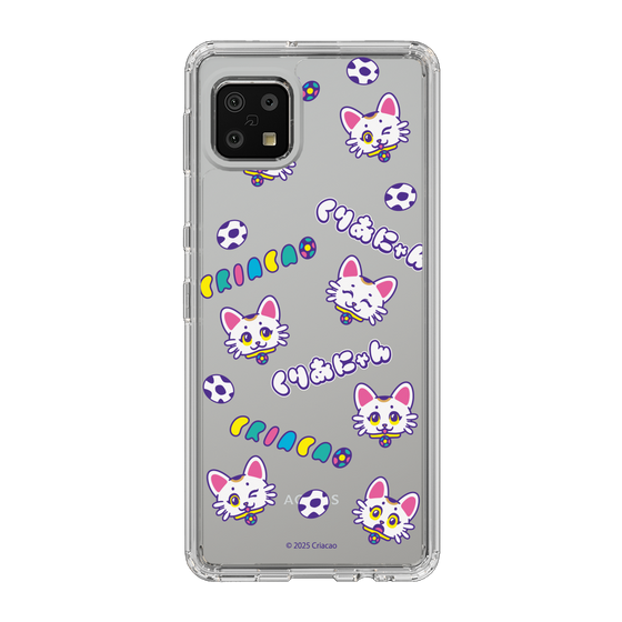 スリムプロテクションケース［ クリアソン新宿 - くりあにゃん - 総柄 ］