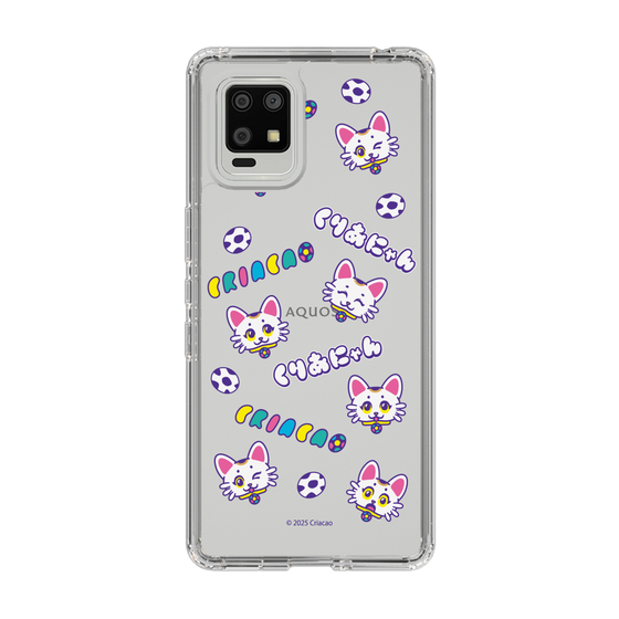 スリムプロテクションケース［ クリアソン新宿 - くりあにゃん - 総柄 ］
