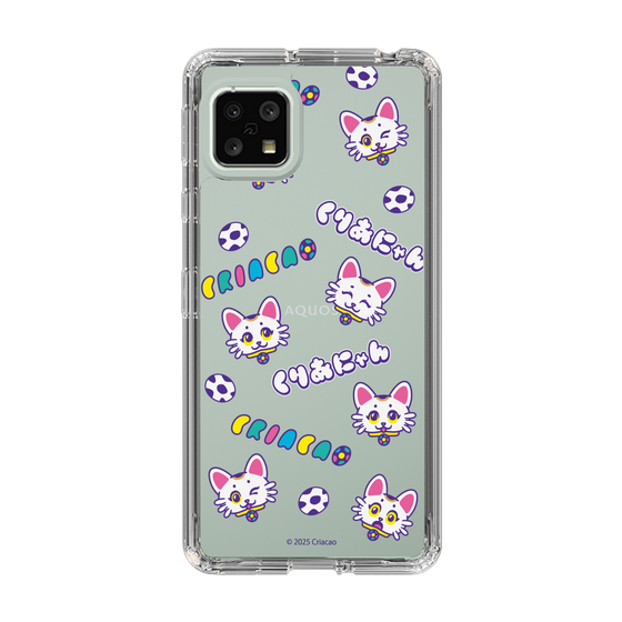 スリムプロテクションケース［ クリアソン新宿 - くりあにゃん - 総柄 ］
