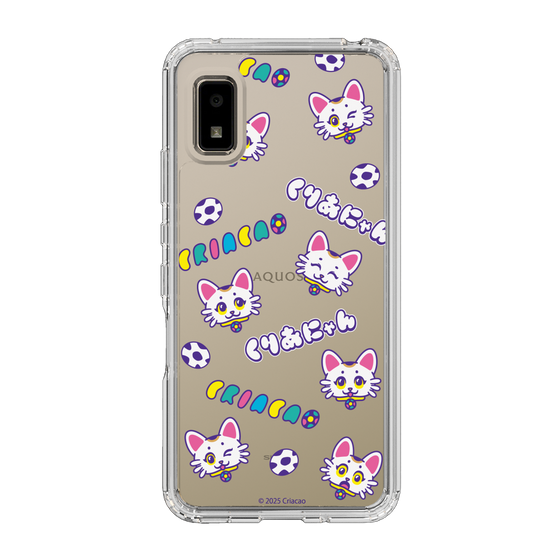 スリムプロテクションケース［ クリアソン新宿 - くりあにゃん - 総柄 ］