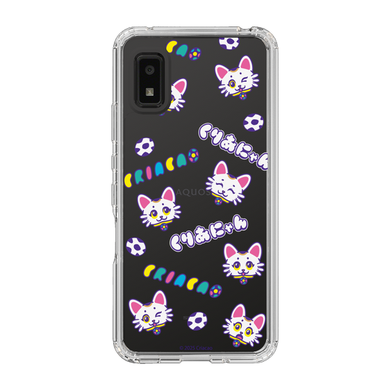 スリムプロテクションケース［ クリアソン新宿 - くりあにゃん - 総柄 ］