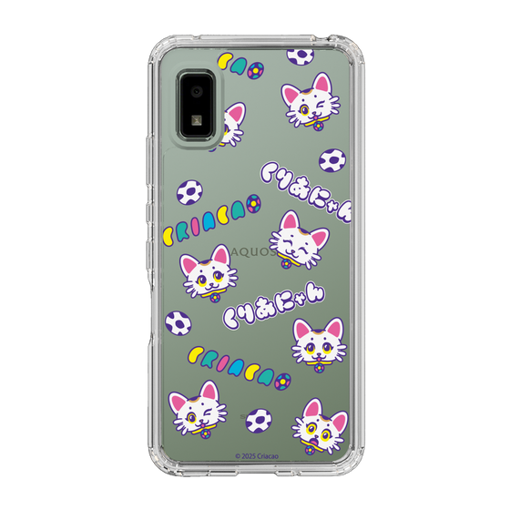 スリムプロテクションケース［ クリアソン新宿 - くりあにゃん - 総柄 ］