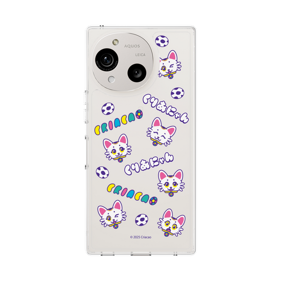 スリムプロテクションケース［ クリアソン新宿 - くりあにゃん - 総柄 ］