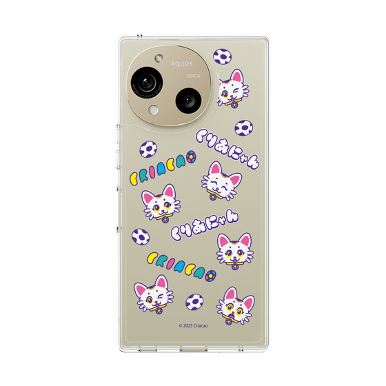 スリムプロテクションケース［ クリアソン新宿 - くりあにゃん - 総柄 ］