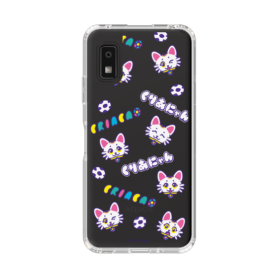 スリムプロテクションケース［ クリアソン新宿 - くりあにゃん - 総柄 ］