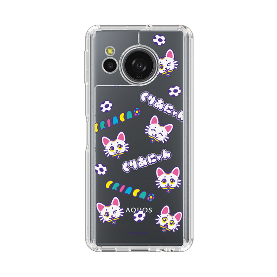 スリムプロテクションケース［ クリアソン新宿 - くりあにゃん - 総柄 ］