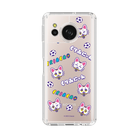 スリムプロテクションケース［ クリアソン新宿 - くりあにゃん - 総柄 ］