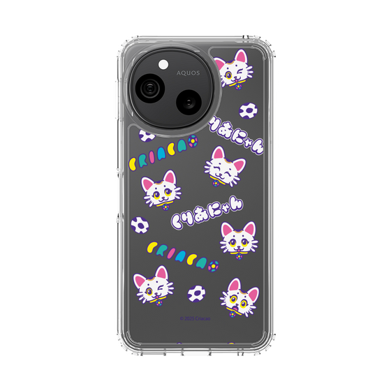 スリムプロテクションケース［ クリアソン新宿 - くりあにゃん - 総柄 ］