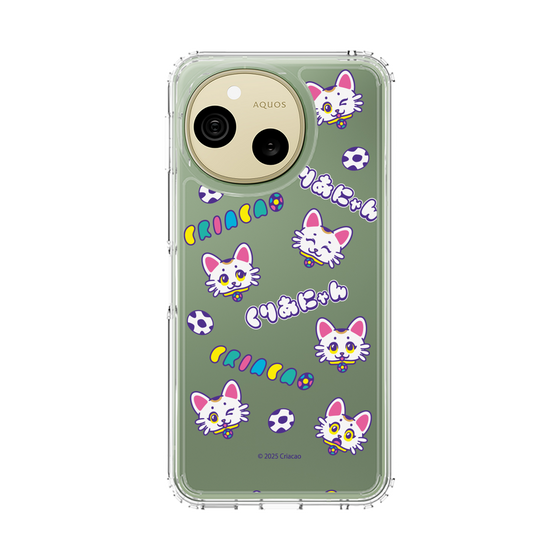 スリムプロテクションケース［ クリアソン新宿 - くりあにゃん - 総柄 ］