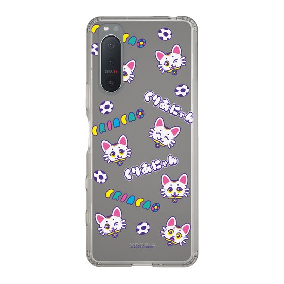 スリムプロテクションケース［ クリアソン新宿 - くりあにゃん - 総柄 ］