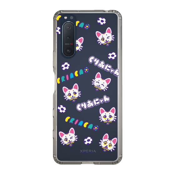 スリムプロテクションケース［ クリアソン新宿 - くりあにゃん - 総柄 ］