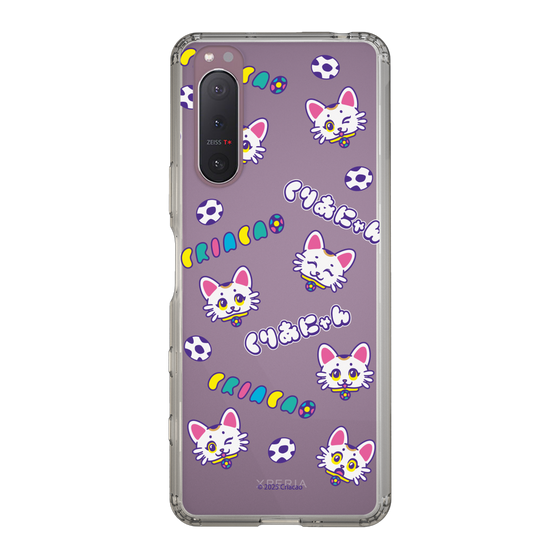 スリムプロテクションケース［ クリアソン新宿 - くりあにゃん - 総柄 ］