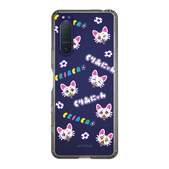 スリムプロテクションケース［ クリアソン新宿 - くりあにゃん - 総柄 ］