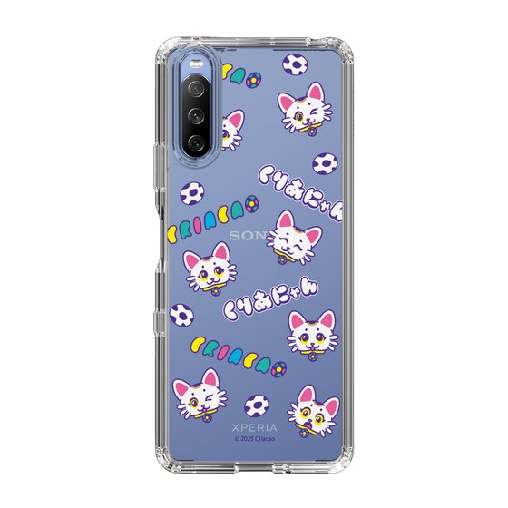 スリムプロテクションケース［ クリアソン新宿 - くりあにゃん - 総柄 ］