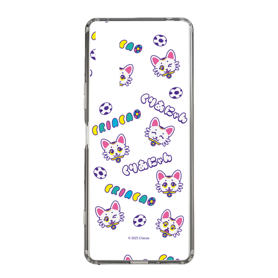 スリムプロテクションケース［ クリアソン新宿 - くりあにゃん - 総柄 ］