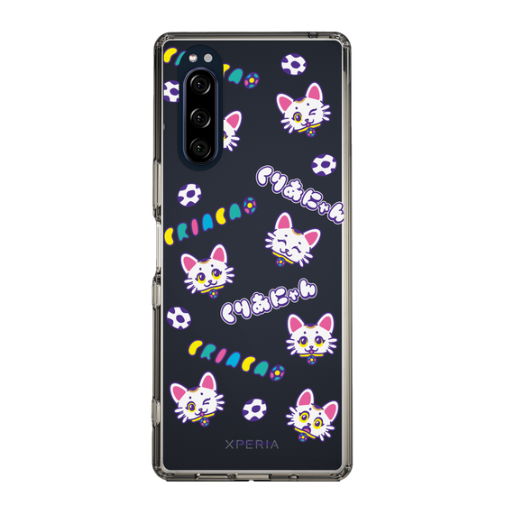 スリムプロテクションケース［ クリアソン新宿 - くりあにゃん - 総柄 ］