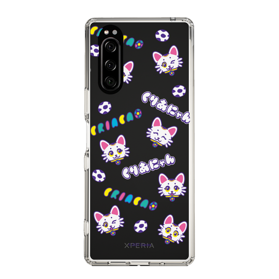 スリムプロテクションケース［ クリアソン新宿 - くりあにゃん - 総柄 ］