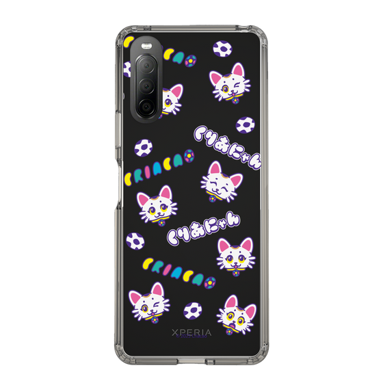 スリムプロテクションケース［ クリアソン新宿 - くりあにゃん - 総柄 ］