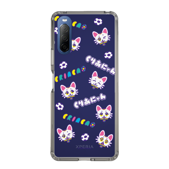 スリムプロテクションケース［ クリアソン新宿 - くりあにゃん - 総柄 ］