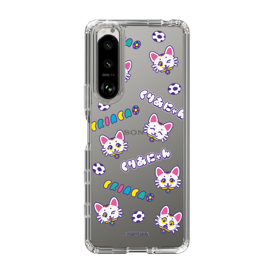 スリムプロテクションケース［ クリアソン新宿 - くりあにゃん - 総柄 ］