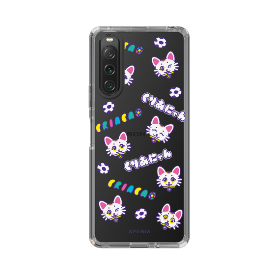 スリムプロテクションケース［ クリアソン新宿 - くりあにゃん - 総柄 ］