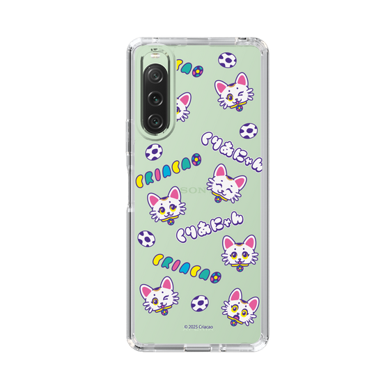 スリムプロテクションケース［ クリアソン新宿 - くりあにゃん - 総柄 ］