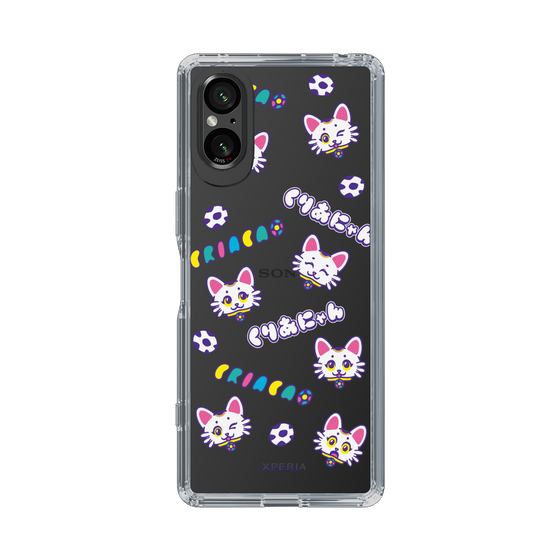 スリムプロテクションケース［ クリアソン新宿 - くりあにゃん - 総柄 ］
