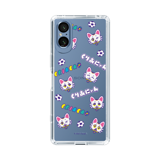 スリムプロテクションケース［ クリアソン新宿 - くりあにゃん - 総柄 ］