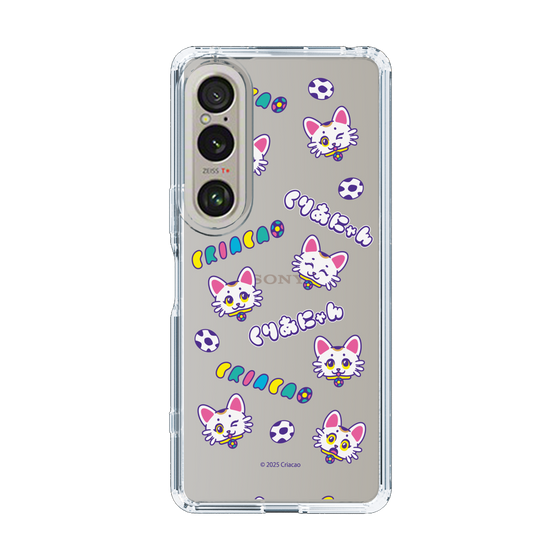 スリムプロテクションケース［ クリアソン新宿 - くりあにゃん - 総柄 ］