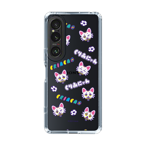 スリムプロテクションケース［ クリアソン新宿 - くりあにゃん - 総柄 ］