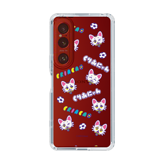 スリムプロテクションケース［ クリアソン新宿 - くりあにゃん - 総柄 ］