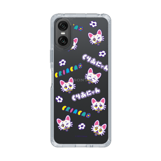 スリムプロテクションケース［ クリアソン新宿 - くりあにゃん - 総柄 ］