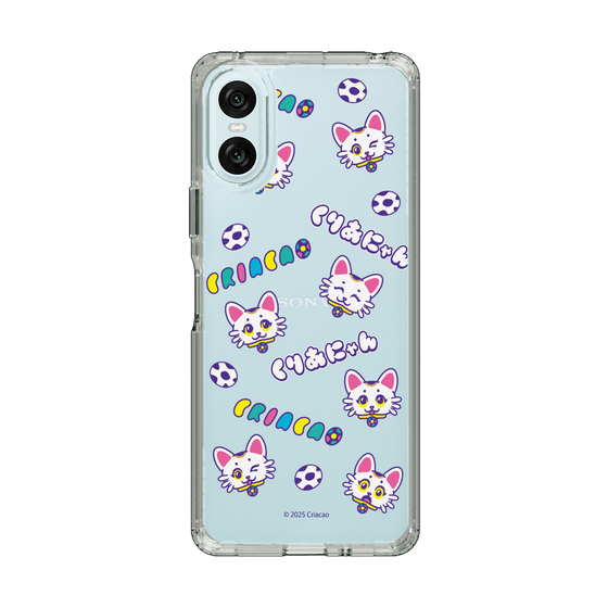 スリムプロテクションケース［ クリアソン新宿 - くりあにゃん - 総柄 ］