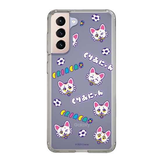 スリムプロテクションケース［ クリアソン新宿 - くりあにゃん - 総柄 ］