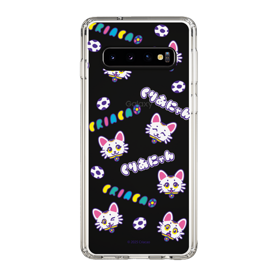 スリムプロテクションケース［ クリアソン新宿 - くりあにゃん - 総柄 ］