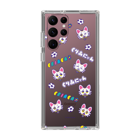 スリムプロテクションケース［ クリアソン新宿 - くりあにゃん - 総柄 ］