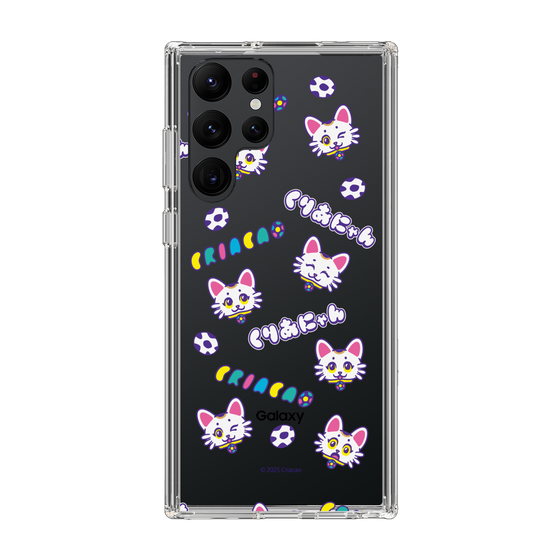 スリムプロテクションケース［ クリアソン新宿 - くりあにゃん - 総柄 ］