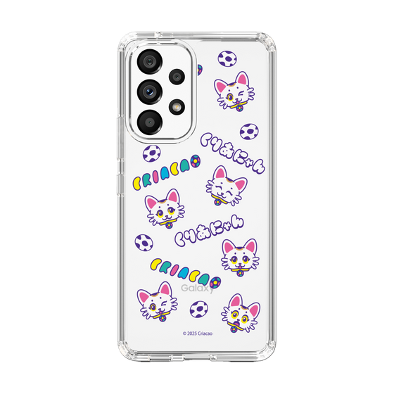 スリムプロテクションケース［ クリアソン新宿 - くりあにゃん - 総柄 ］