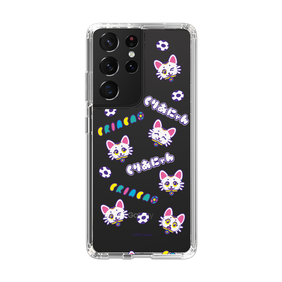 スリムプロテクションケース［ クリアソン新宿 - くりあにゃん - 総柄 ］