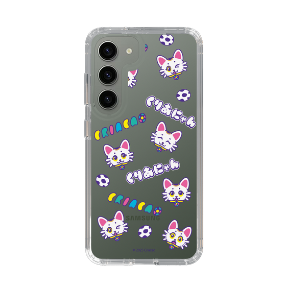 スリムプロテクションケース［ クリアソン新宿 - くりあにゃん - 総柄 ］