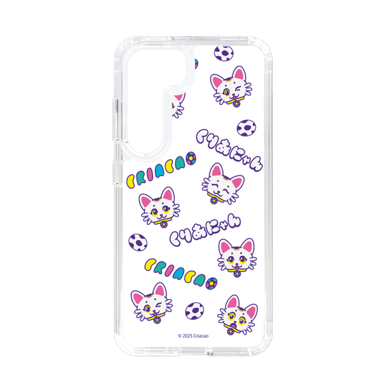 スリムプロテクションケース［ クリアソン新宿 - くりあにゃん - 総柄 ］