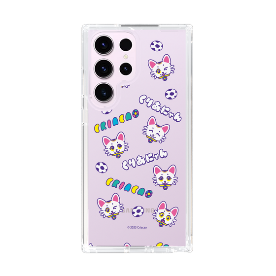 スリムプロテクションケース［ クリアソン新宿 - くりあにゃん - 総柄 ］