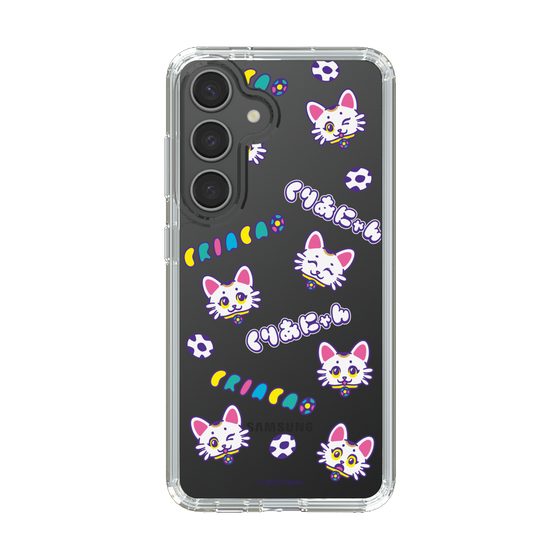 スリムプロテクションケース［ クリアソン新宿 - くりあにゃん - 総柄 ］