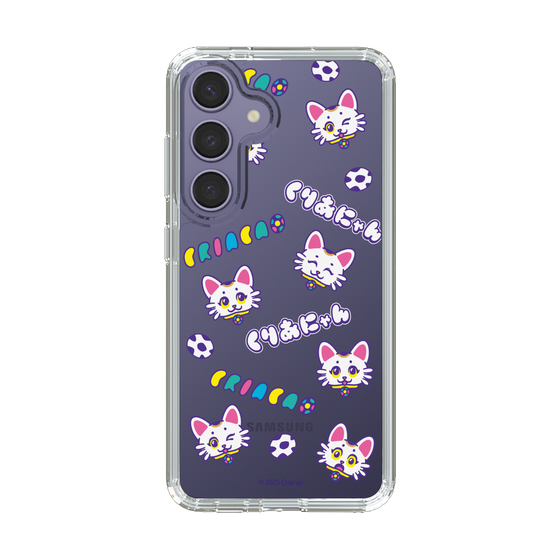 スリムプロテクションケース［ クリアソン新宿 - くりあにゃん - 総柄 ］