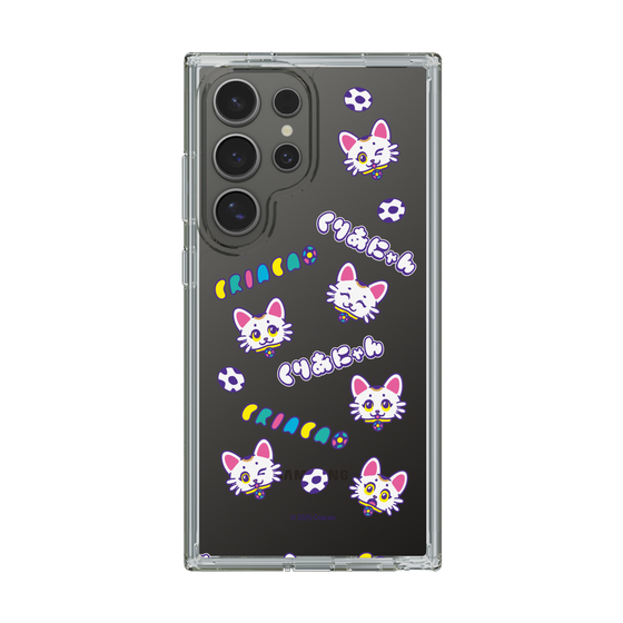 スリムプロテクションケース［ クリアソン新宿 - くりあにゃん - 総柄 ］